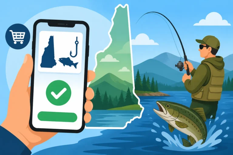 How to buy a New Hampshire fishing license online