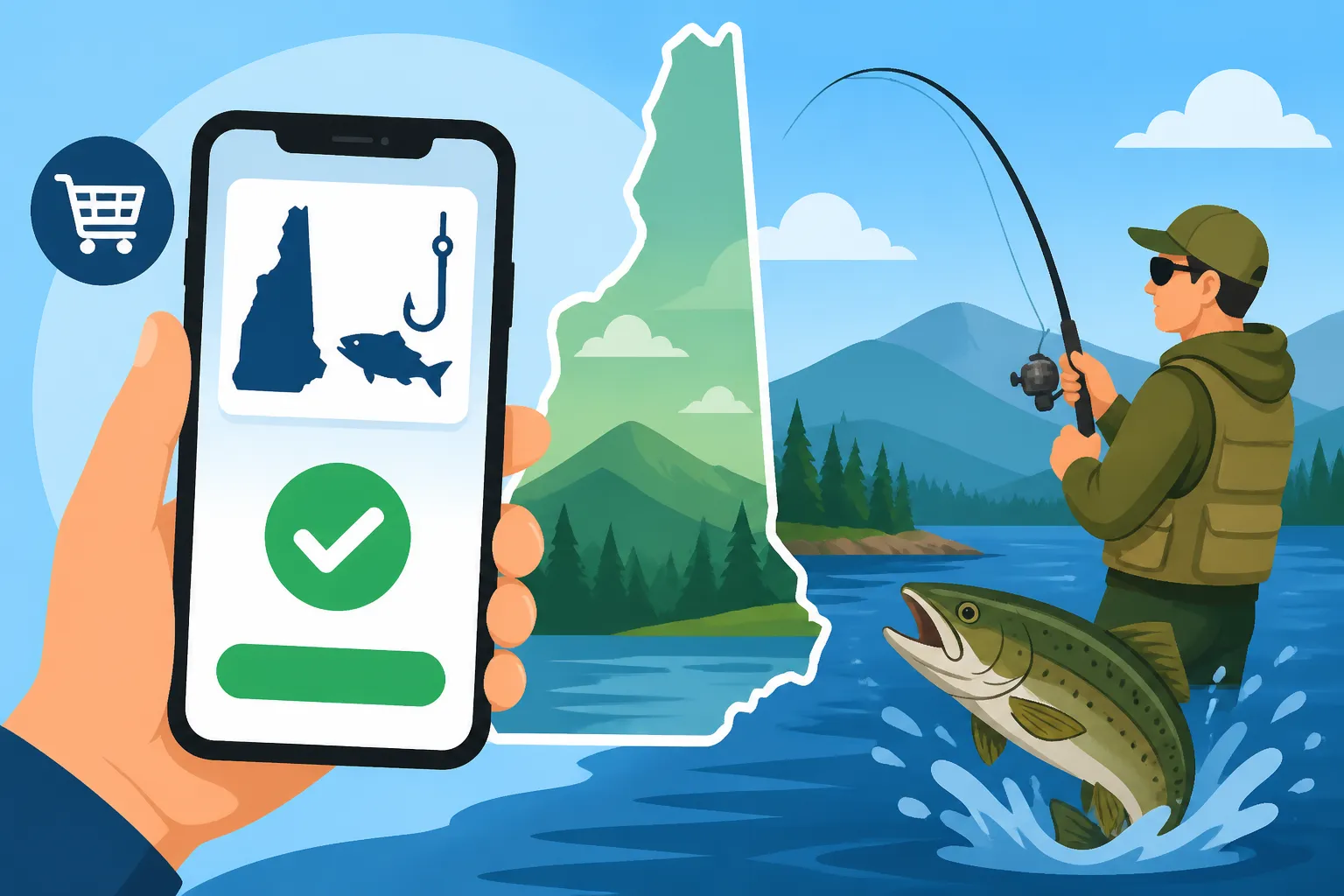 How to buy a New Hampshire fishing license online