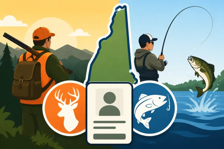 New Hampshire combination hunting and fishing license cost