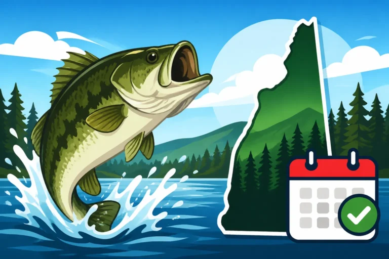 When New Hampshire bass season reopens for harvest