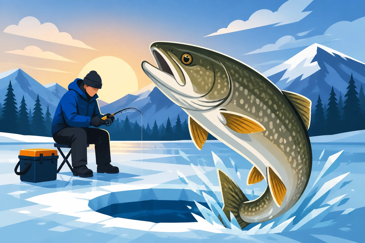 New Hampshire lake trout ice season January 1 to March 31