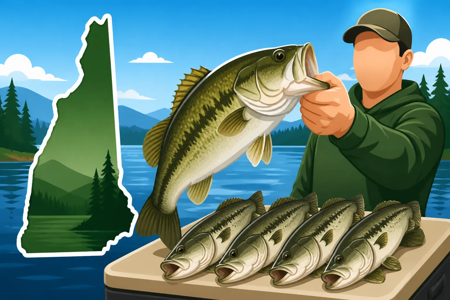 New Hampshire bass daily limit