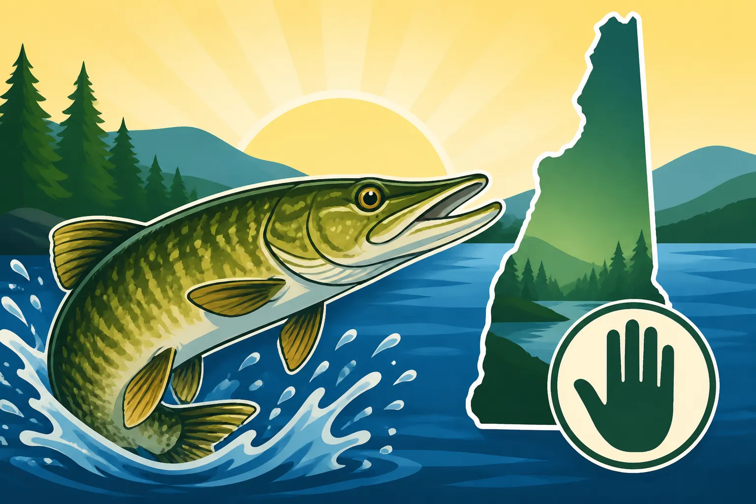 New Hampshire chain pickerel limit
