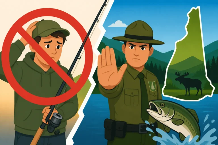 New Hampshire fishing without a license penalty