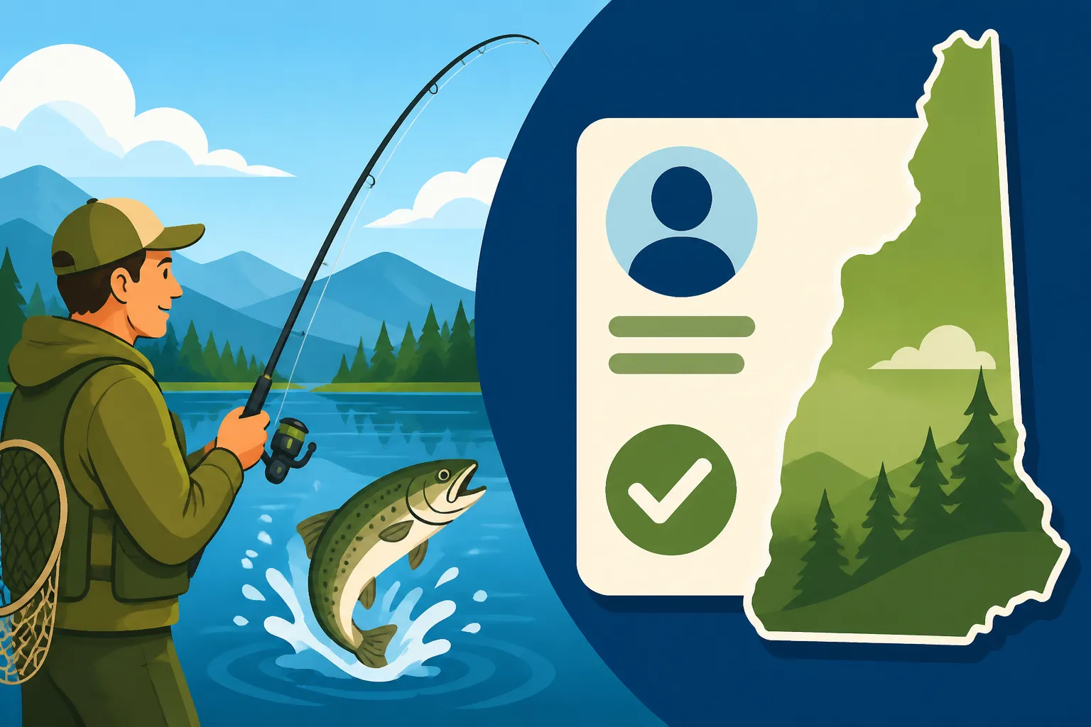 New Hampshire fishing license residency requirements