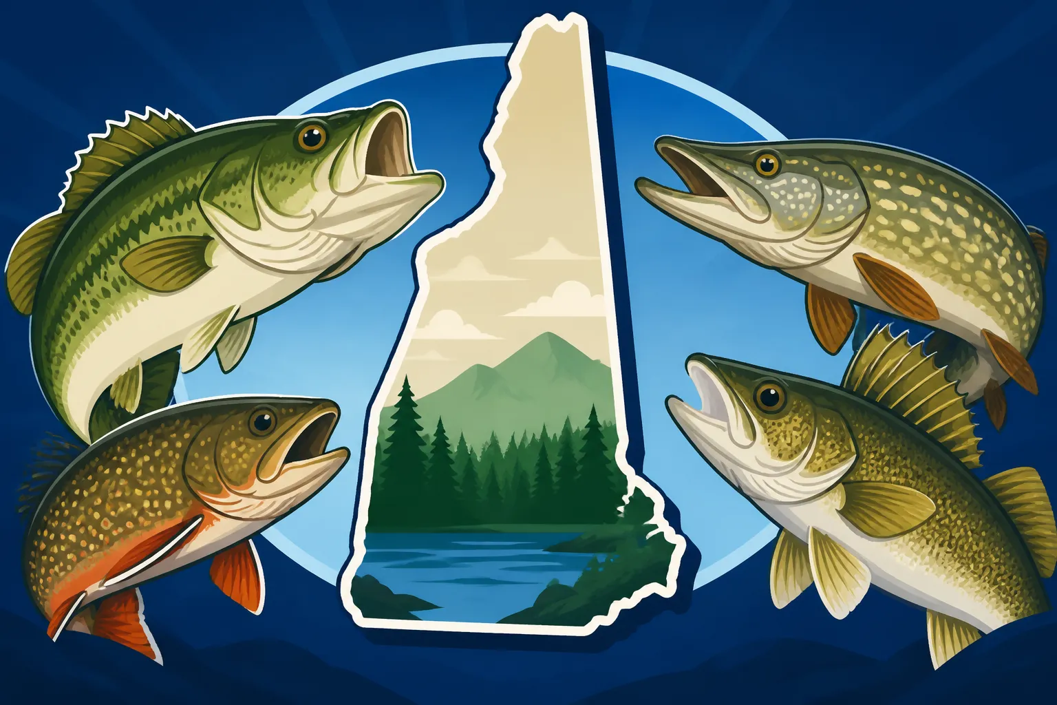 New Hampshire State Fish Records by Species