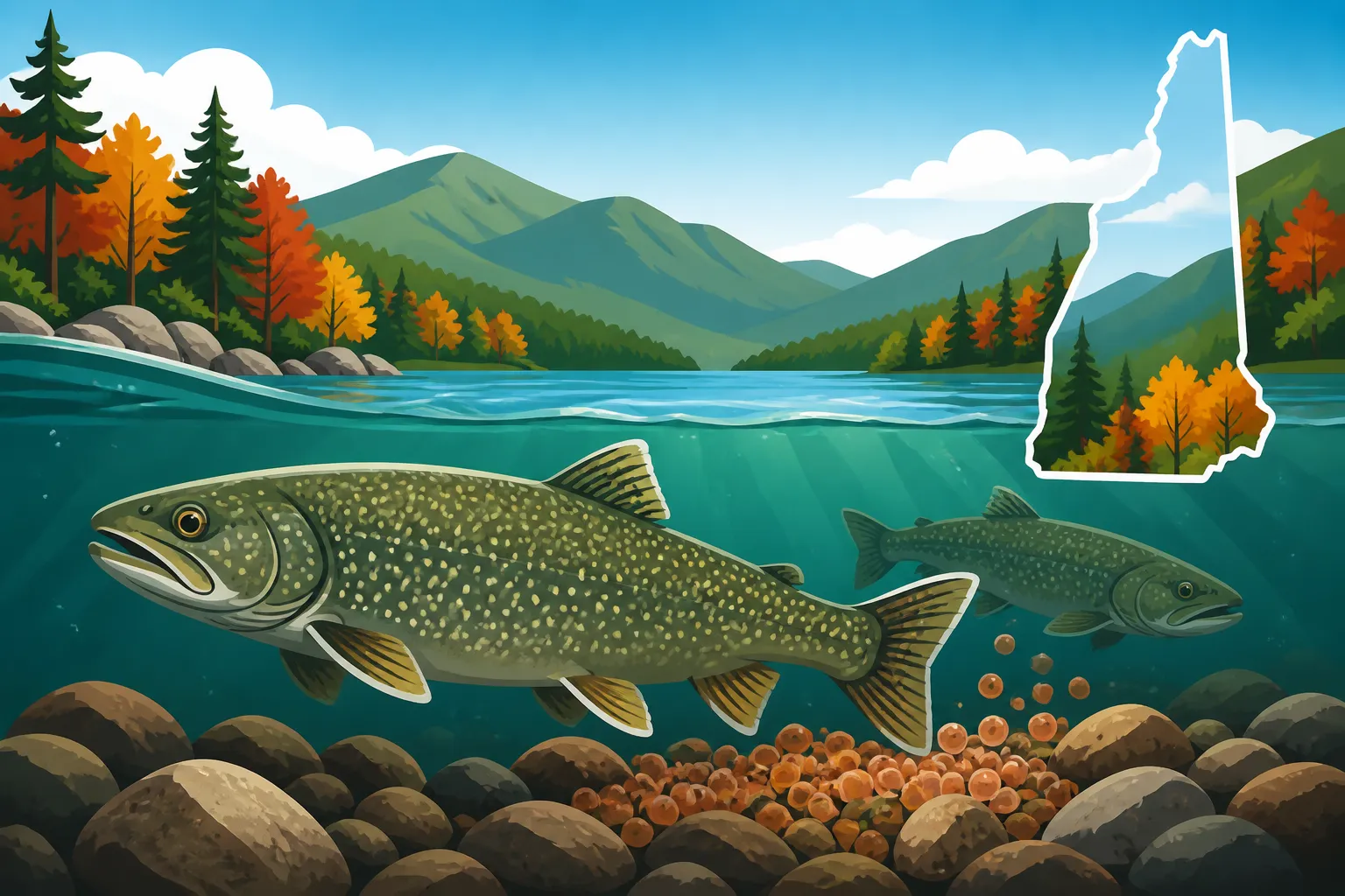 Lake Trout Spawning Season in New Hampshire
