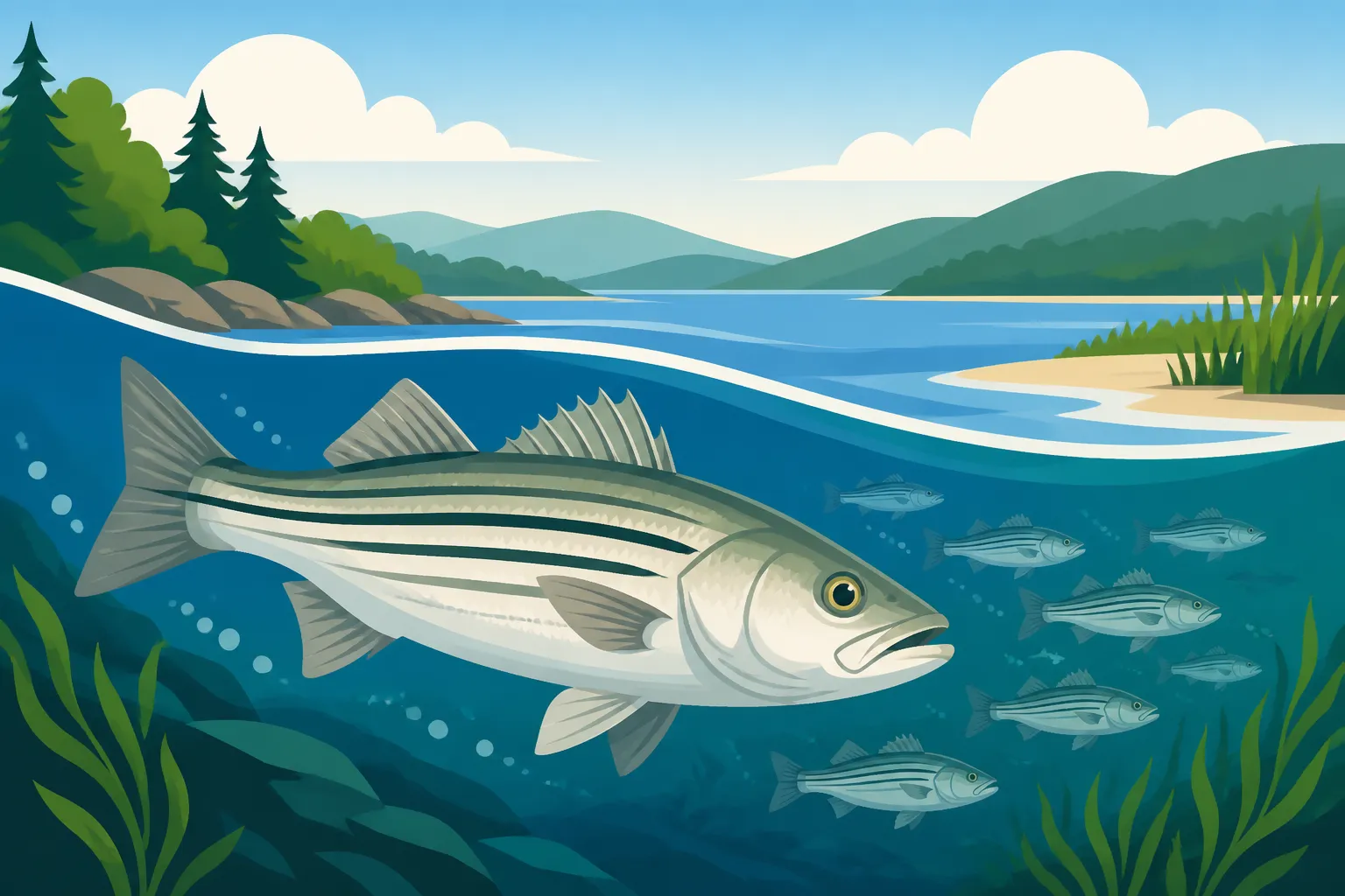 Striped Bass Migration into Great Bay
