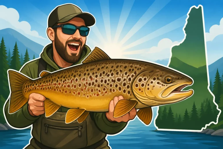 New Hampshire state record brown trout weight