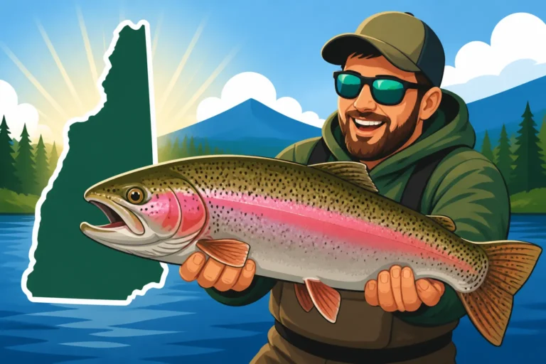 New Hampshire state record rainbow trout weight