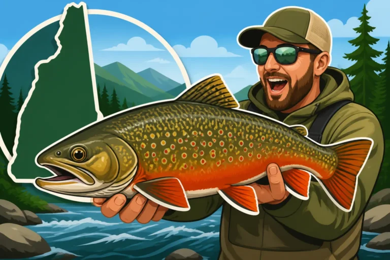 New Hampshire state record brook trout weight