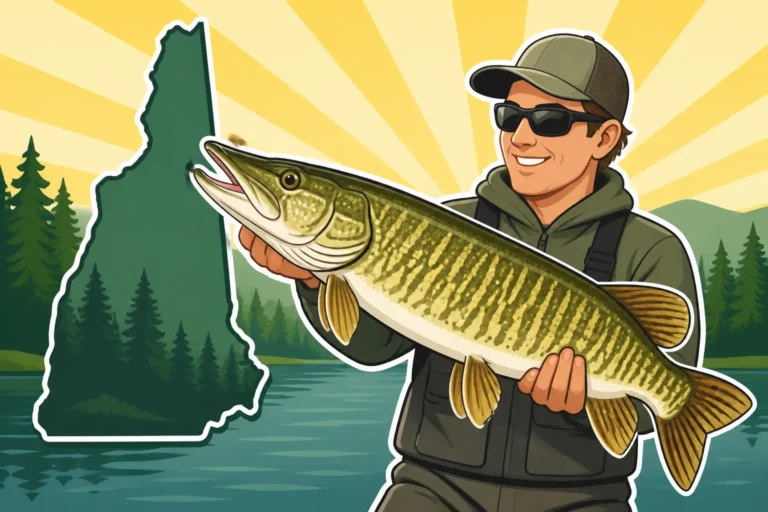 New Hampshire state record chain pickerel weight