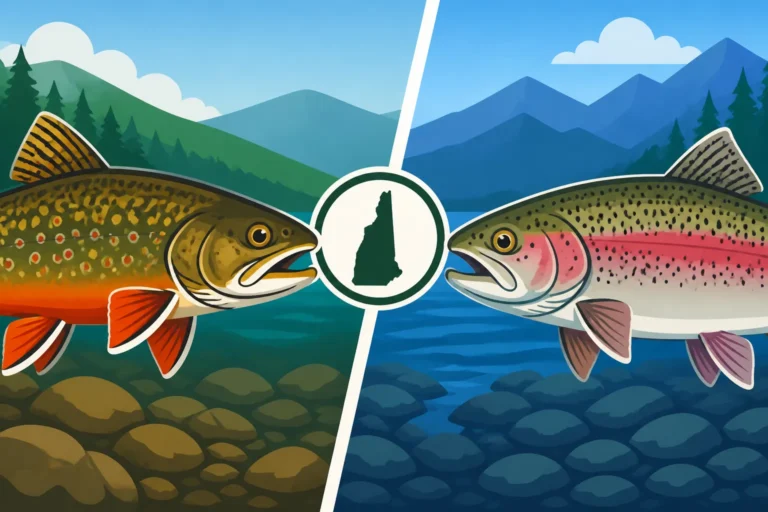 How to tell a brook trout from a rainbow trout