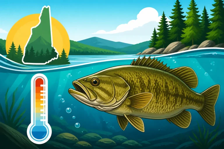 What water temperature smallmouth bass prefer