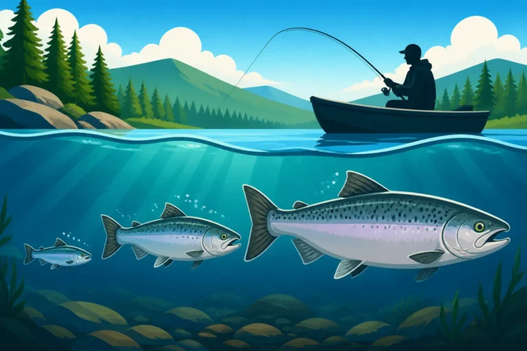How fast landlocked salmon grow in New Hampshire lakes