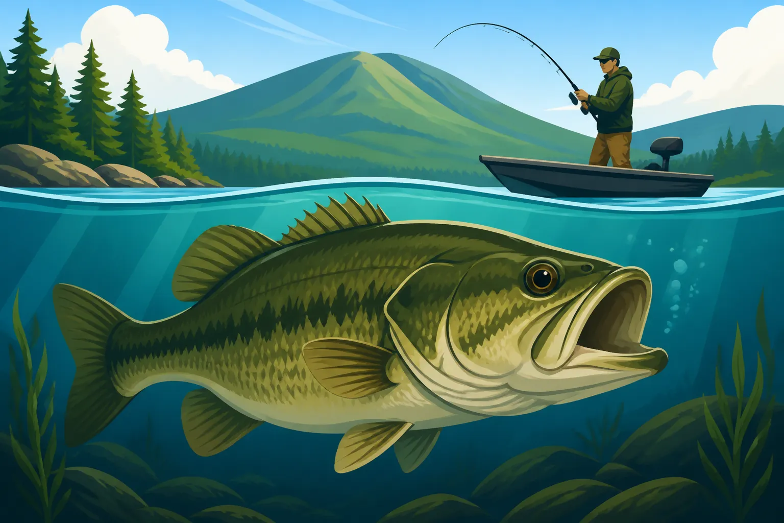 The biggest fish species in New Hampshire lakes