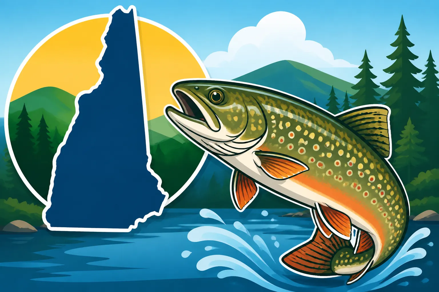What is the state fish of New Hampshire