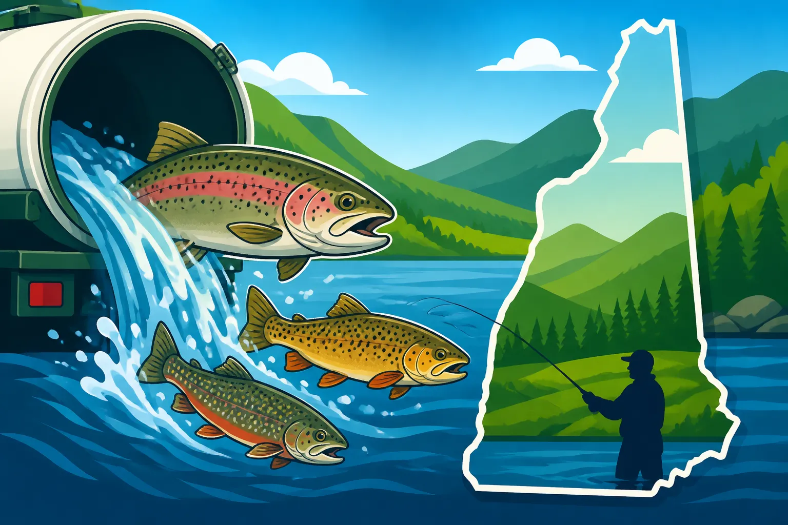 Non-native trout species stocked in New Hampshire