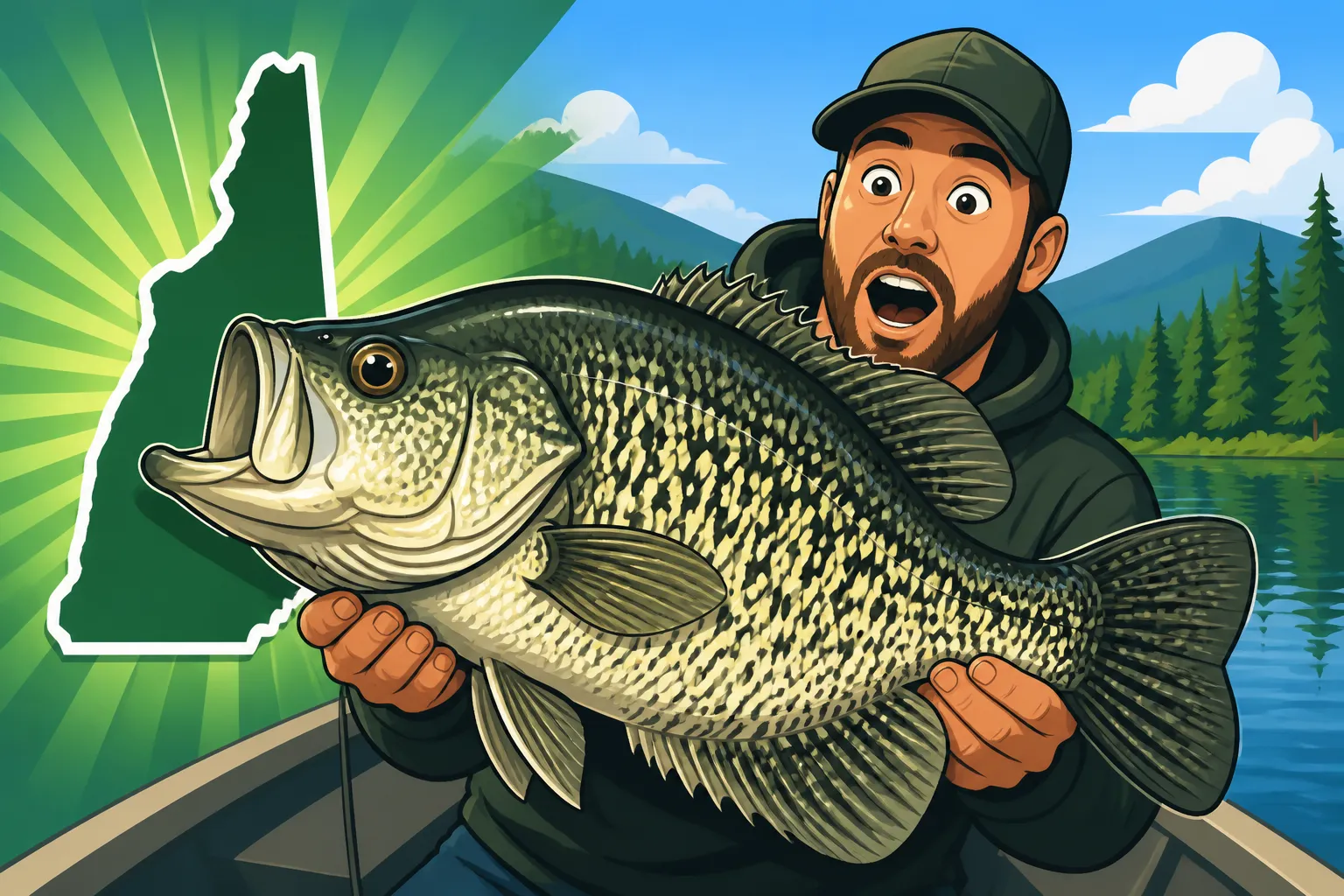 The biggest crappie ever caught in New Hampshire