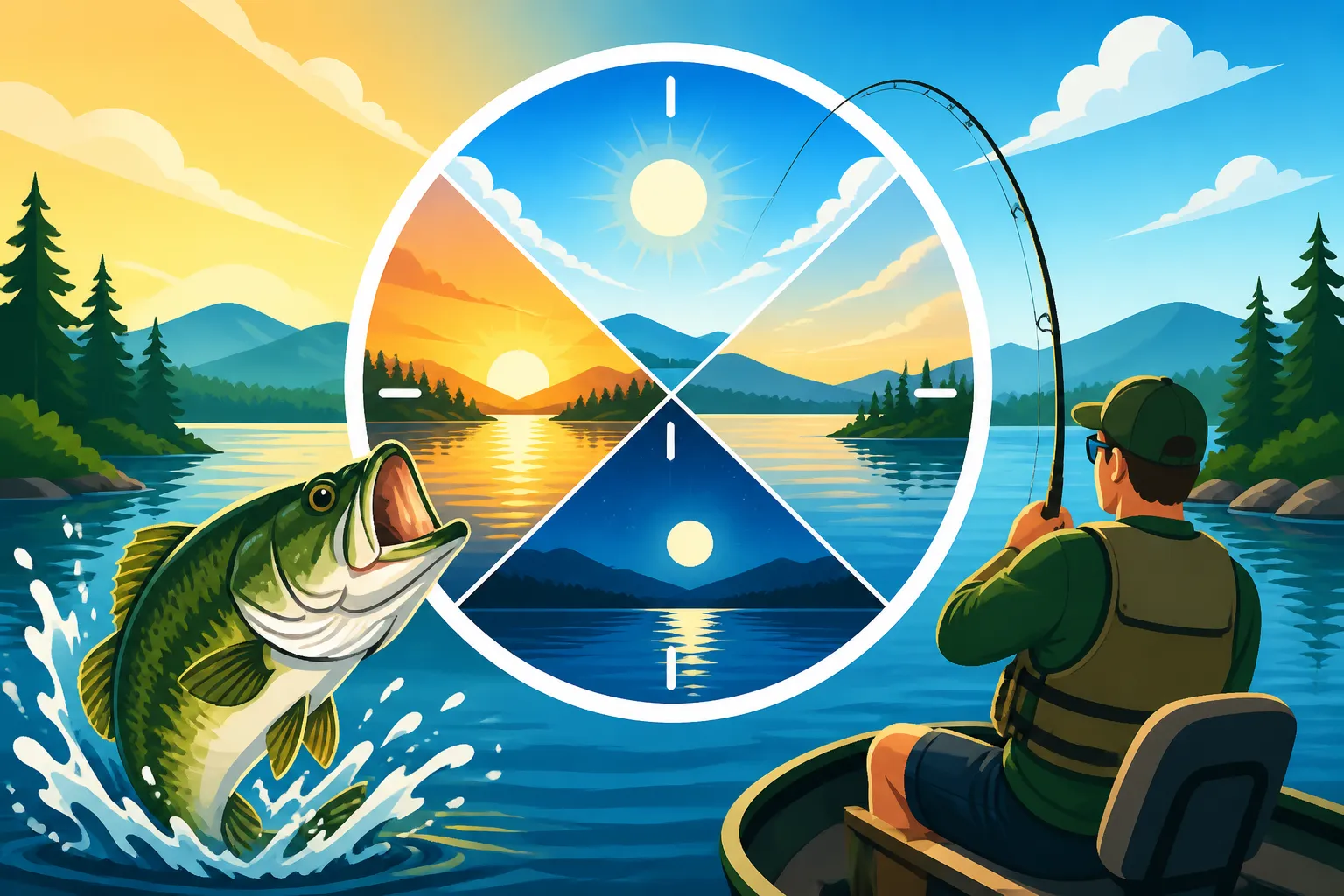 Best time to fish Squam Lake in summer