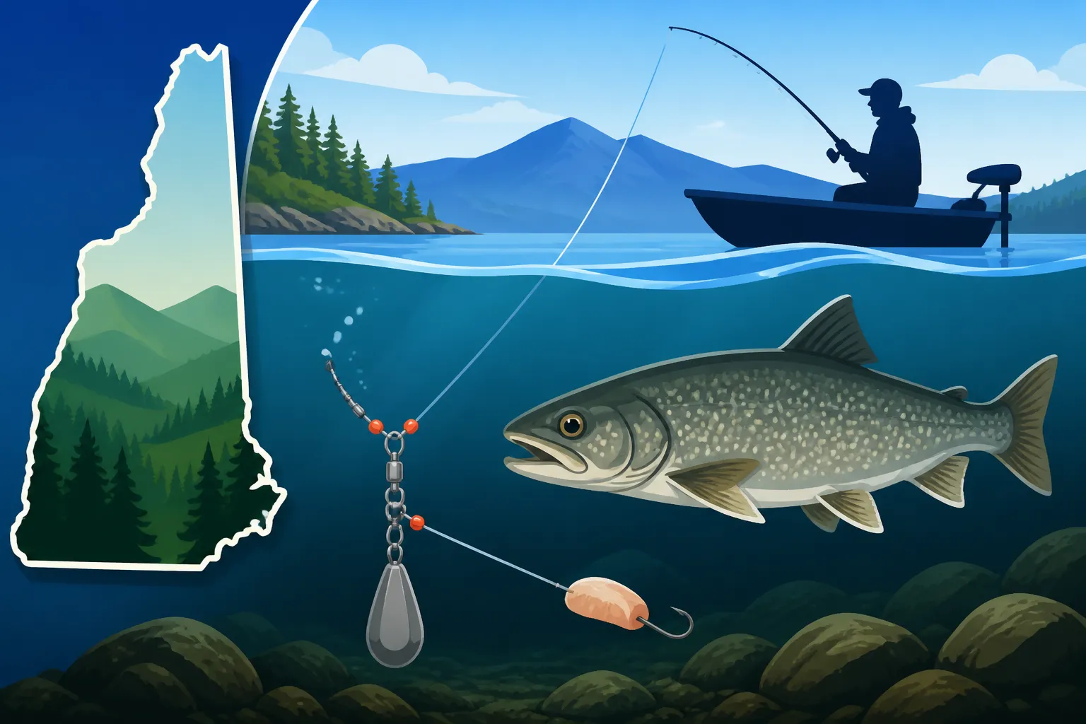 Best rig for bottom fishing for lake trout