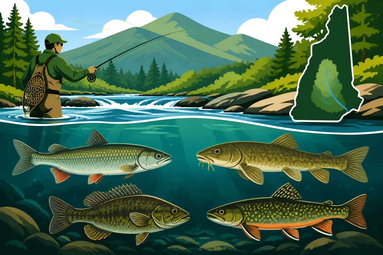 Fish species unique to the Connecticut River drainage