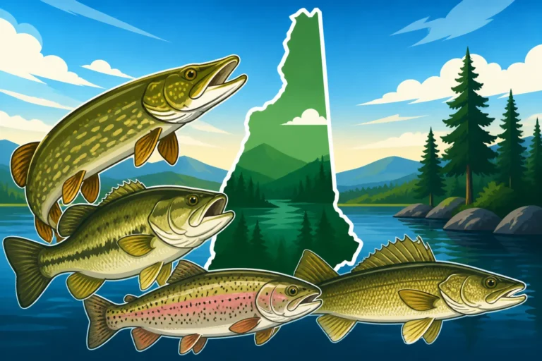 Best eating fish species from New Hampshire lakes