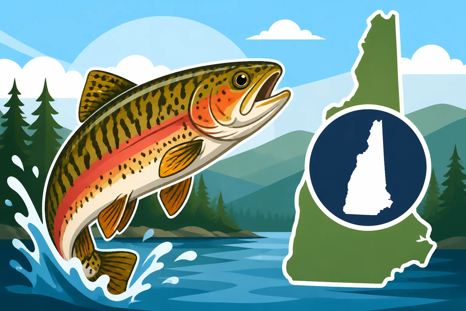 What a tiger trout is and whether they are in New Hampshire