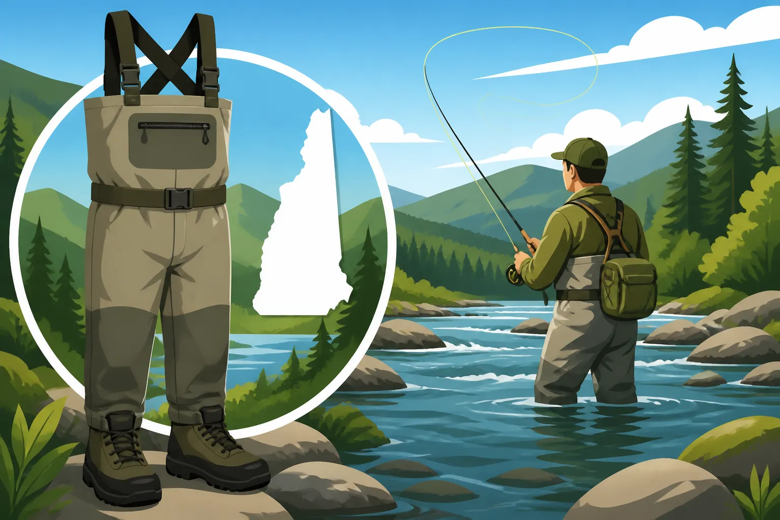 Best Waders for New Hampshire Trout Streams