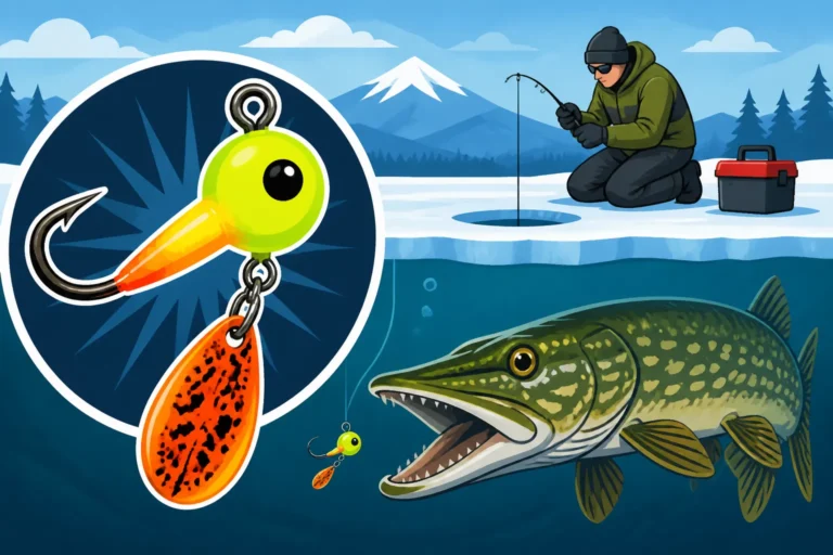 Best jig for winter pickerel through the ice