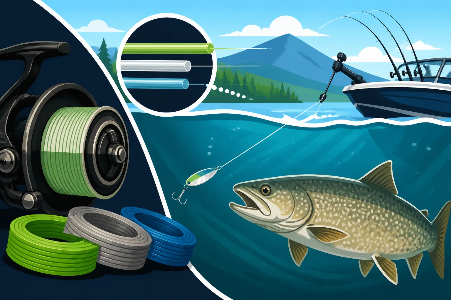 Best Line Weight for Lake Trout Trolling