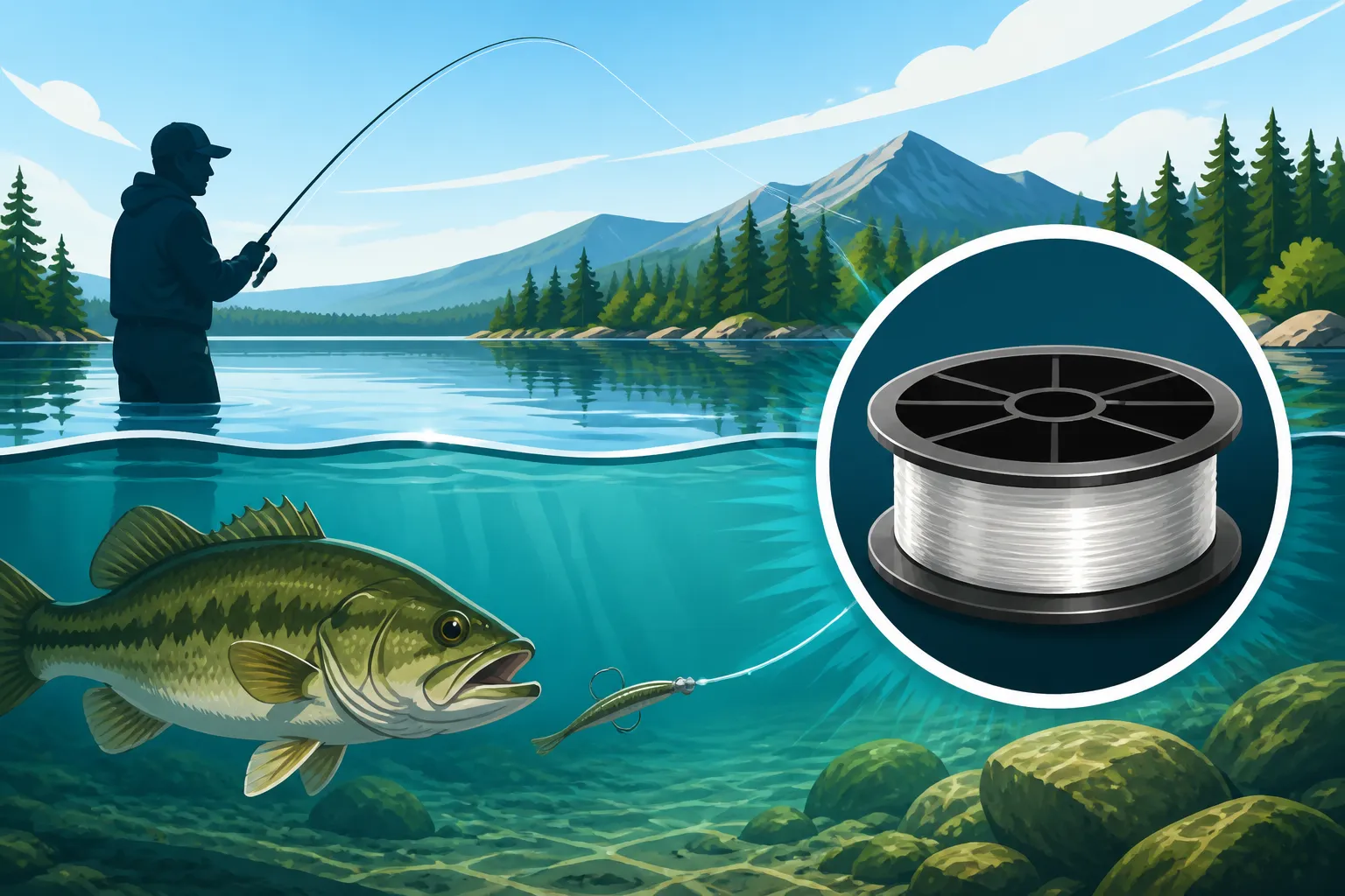 Best Fluorocarbon Line for Clear Lake Water