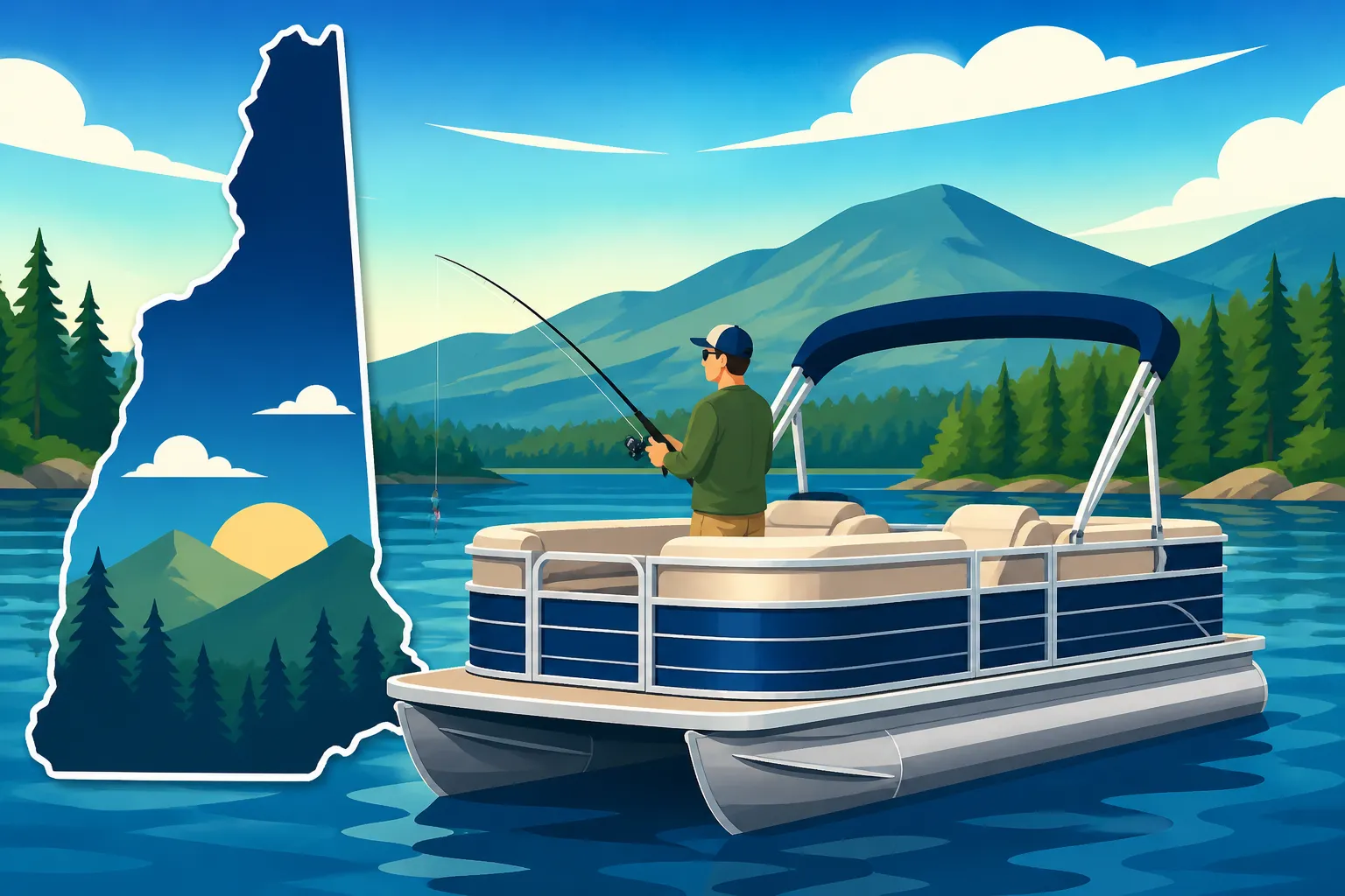 Best Pontoon Boats for New Hampshire Lakes