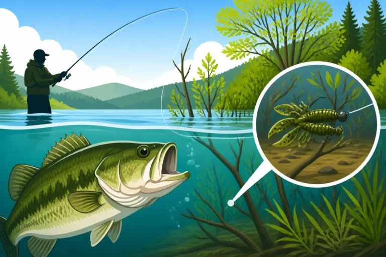 Best technique for high water spring bass fishing