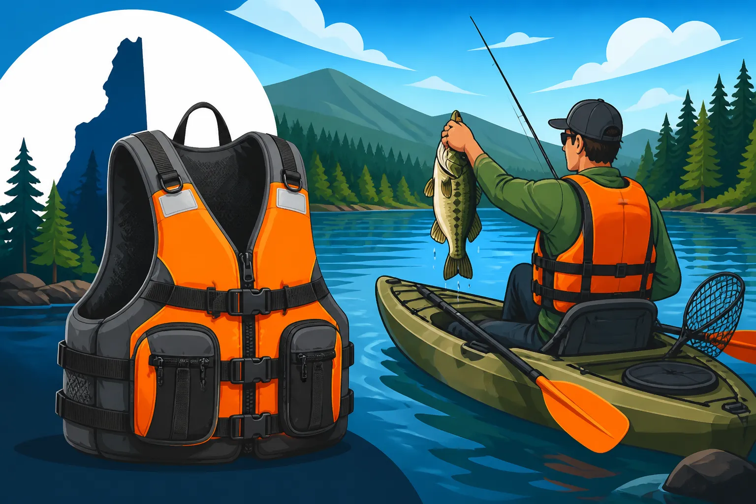 Best Life Jacket for Lake Kayak Fishing