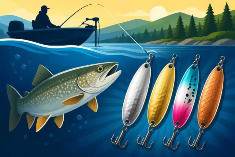 Best Spoons for Lake Trout Trolling