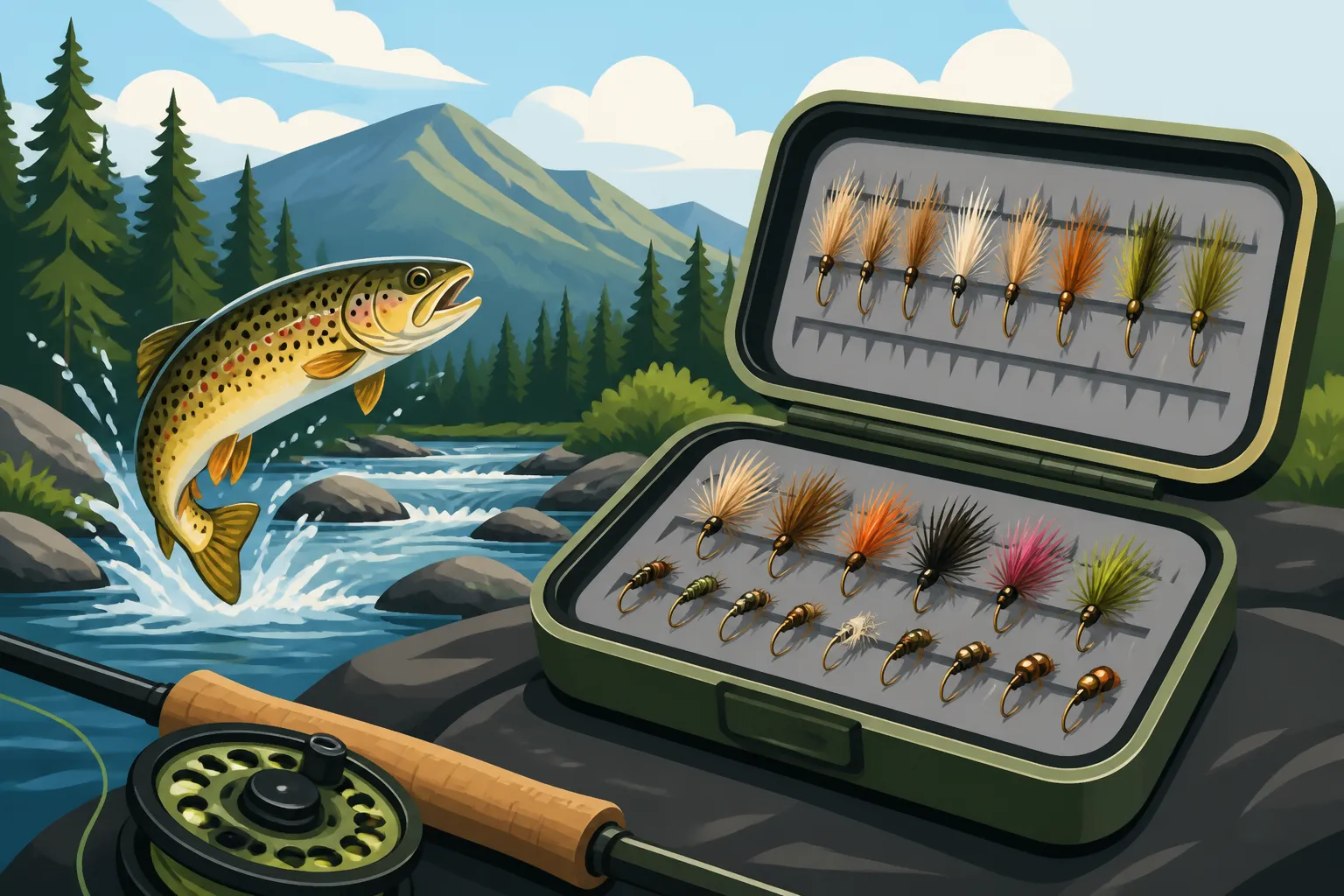 Best Fly Boxes for Trout Streams