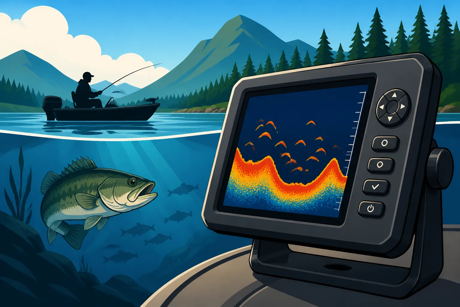Best Fish Finder for Deep Lake Fishing