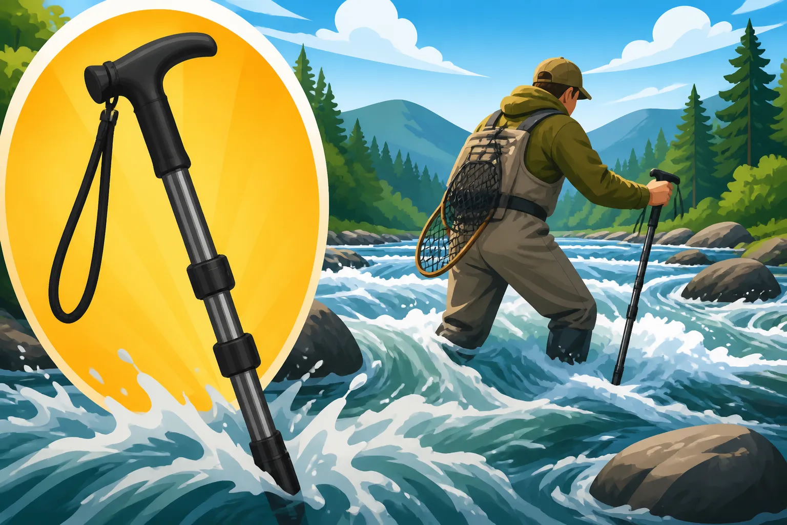 Best Wading Staff for Fast Current