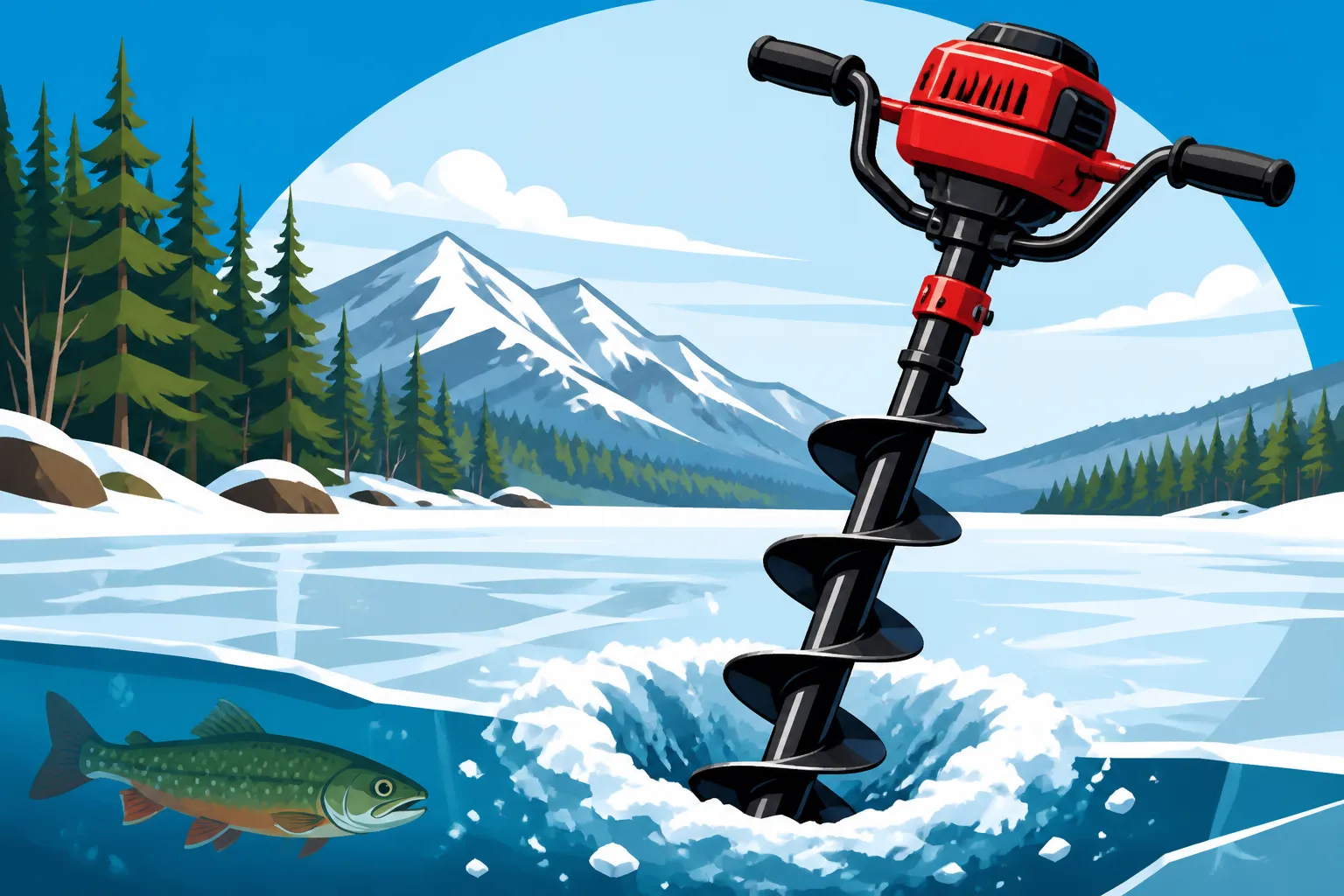 Best Ice Auger for New Hampshire Lakes