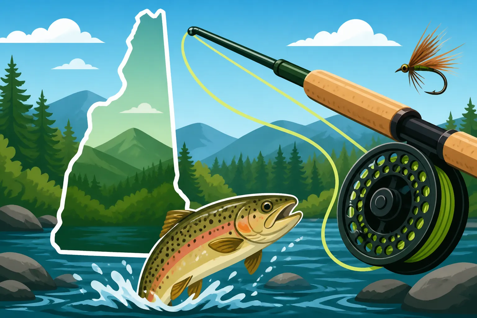 Best fly rod weight for New Hampshire trout
