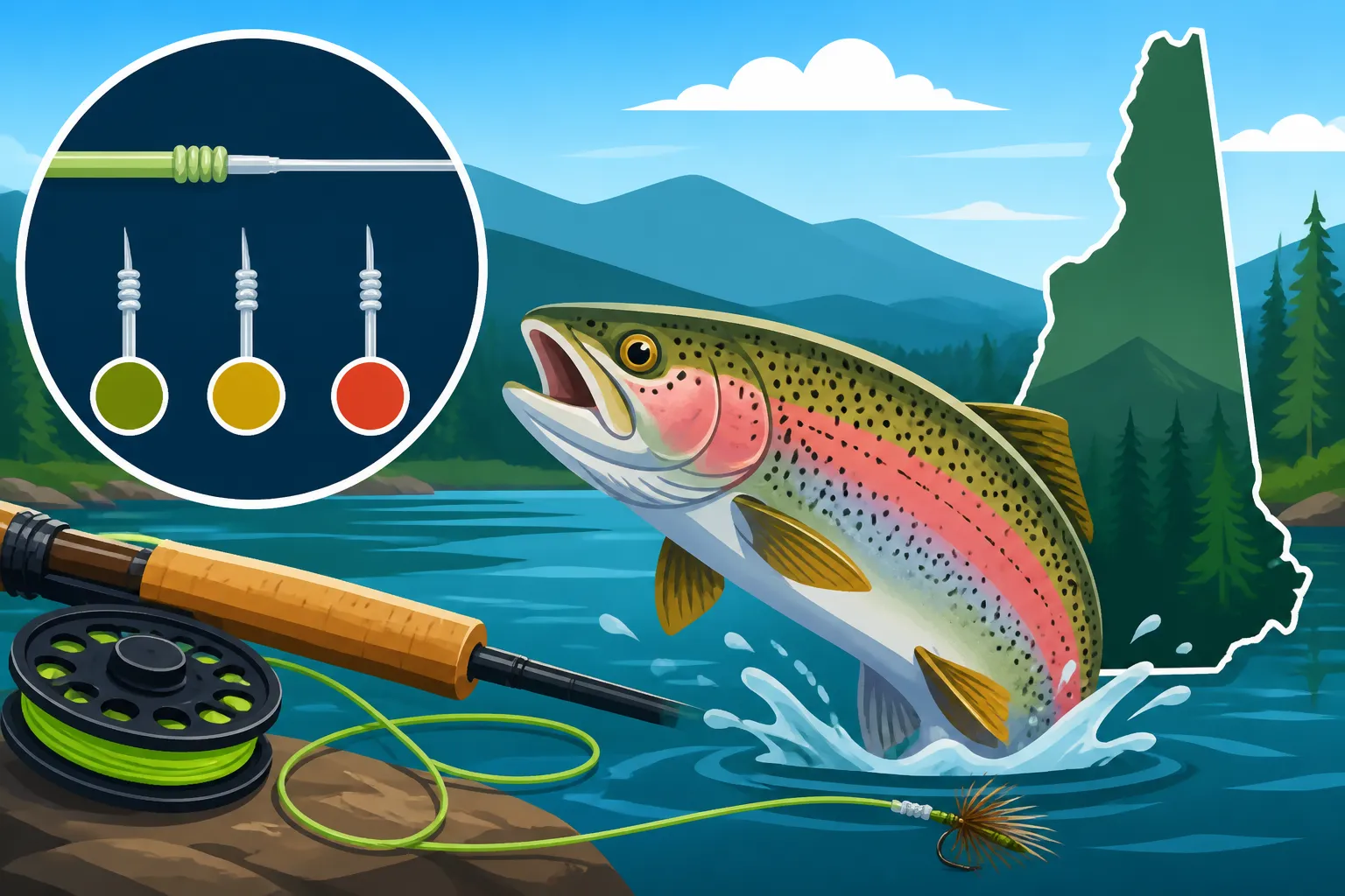 Best tippet size for stocked trout