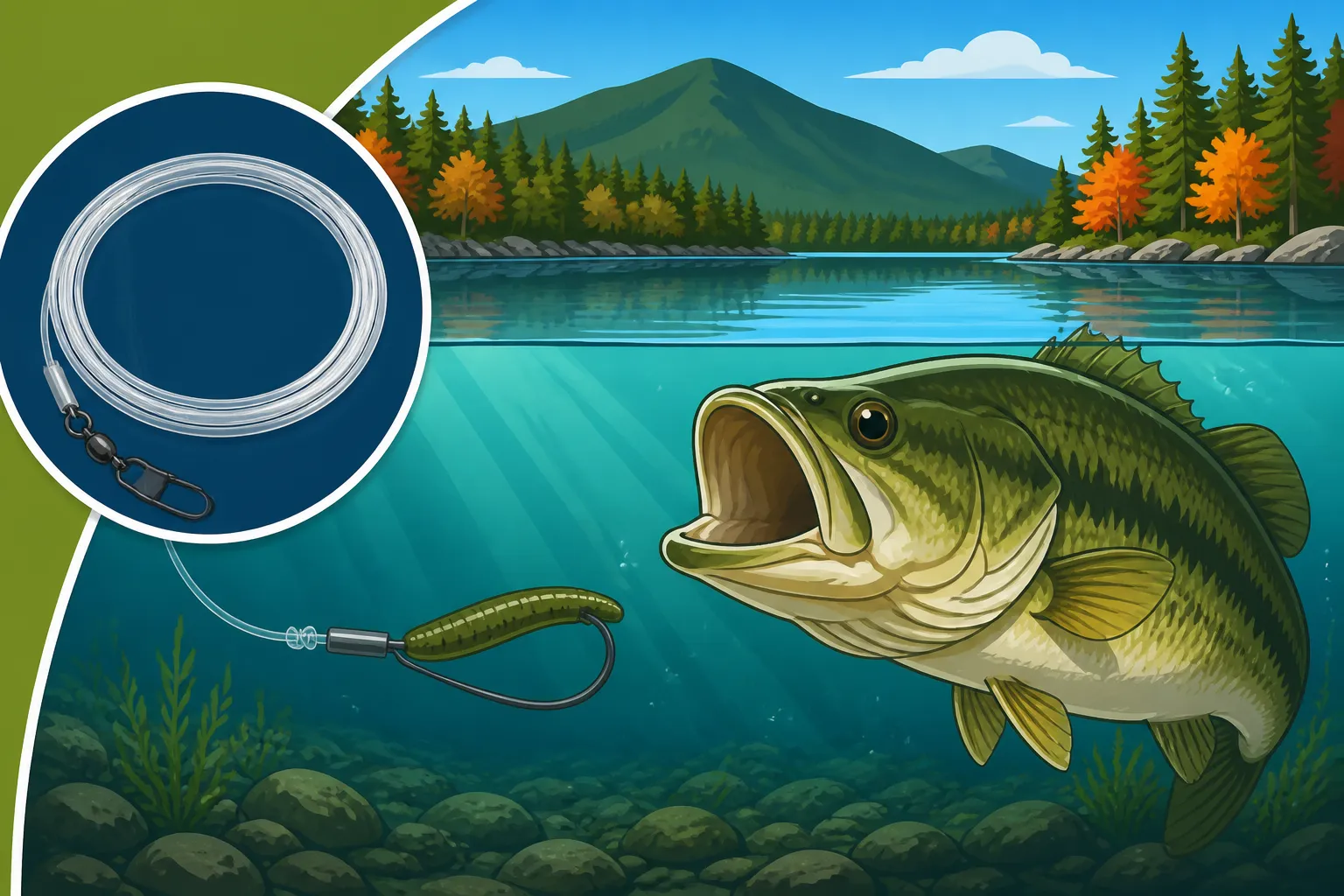 Best fluorocarbon leader for clear lake bass