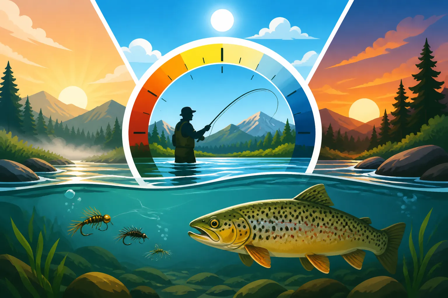 Best time to nymph for trout on White Mountains streams