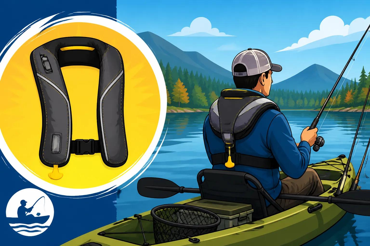 Best inflatable life jacket for kayak anglers