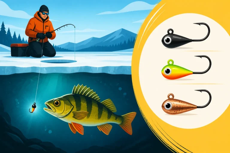 Best jig weight for perch through the ice