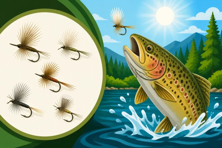 Best dry fly patterns for summer trout hatches