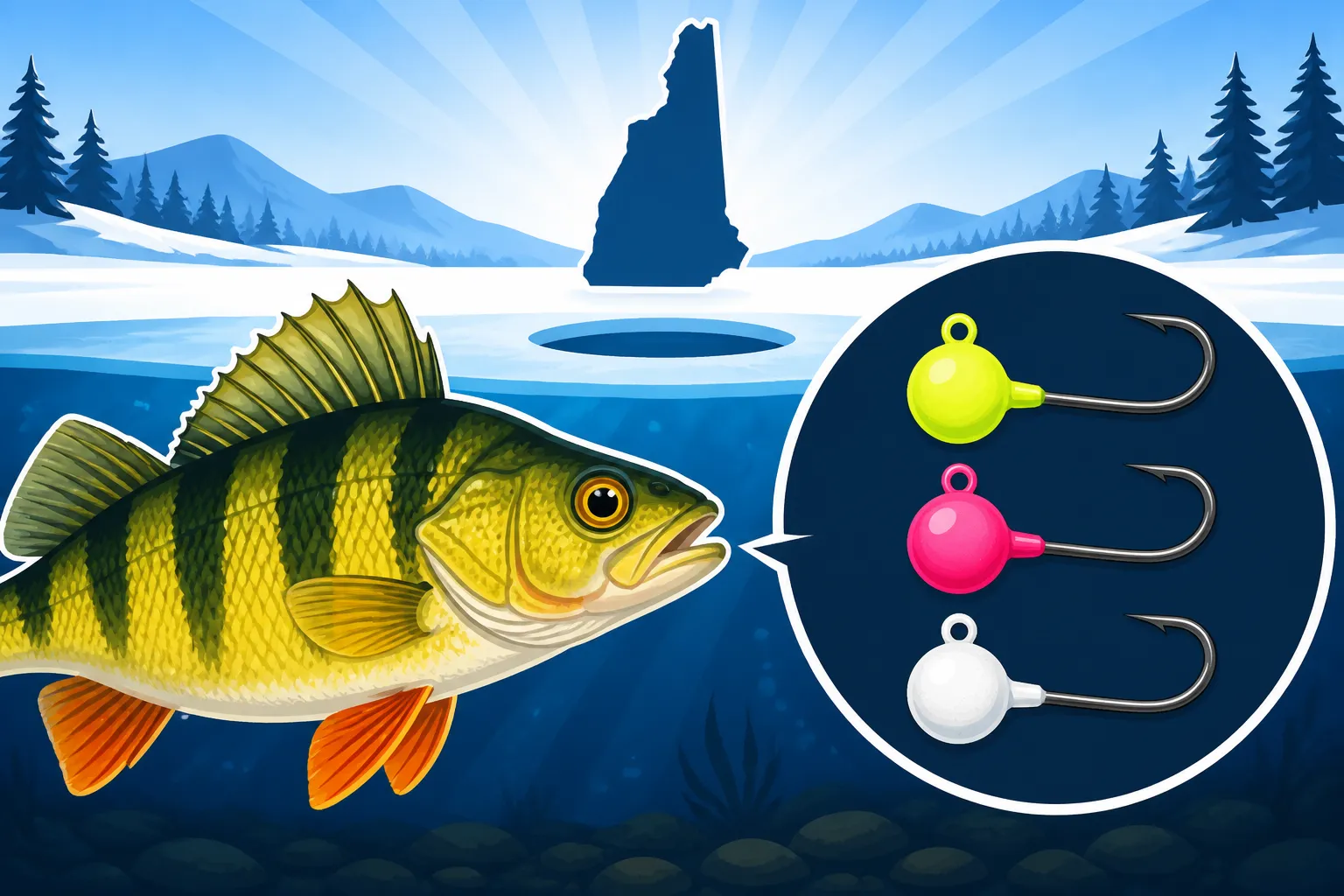 Best jig color for winter perch