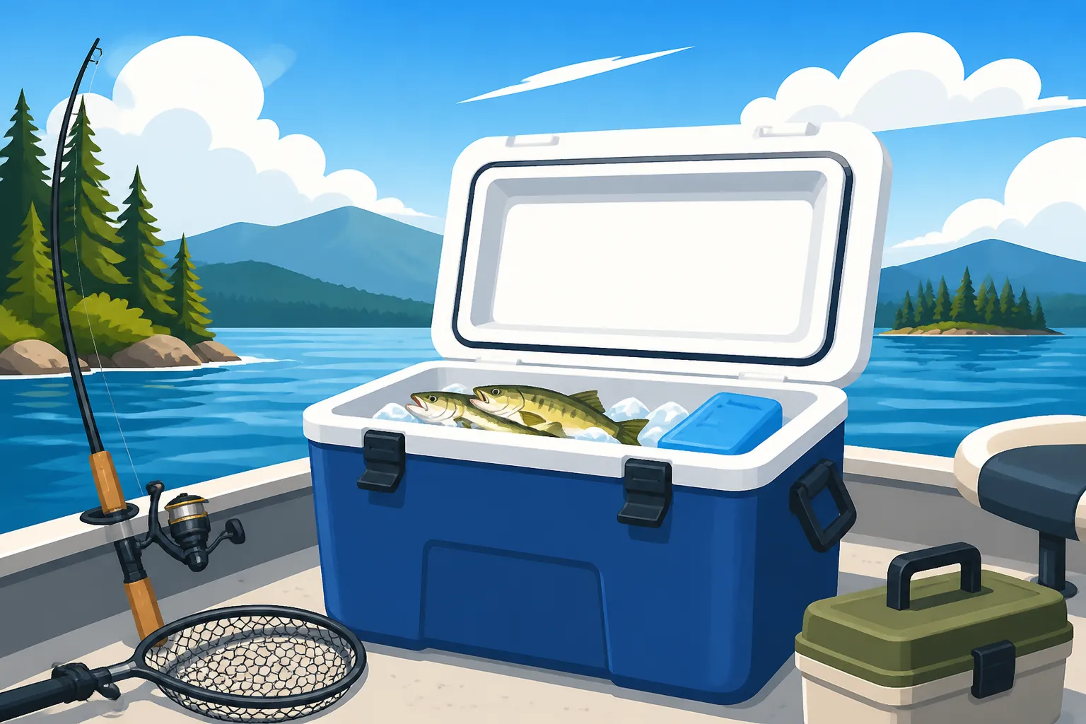 Best cooler size for a day on Winnipesaukee