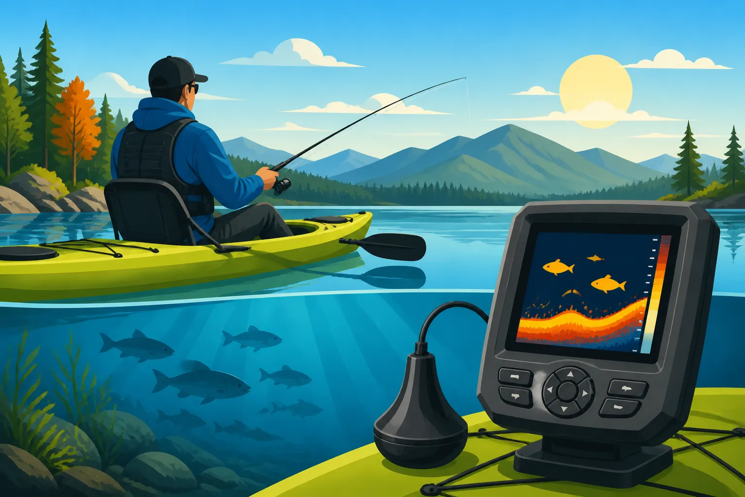 Best portable fish finder for kayak fishing